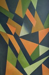 NATURE MEETS GEOMETRY // oil on canvas // POA